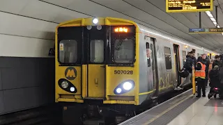 Trains at Moorfields. 2/03/24