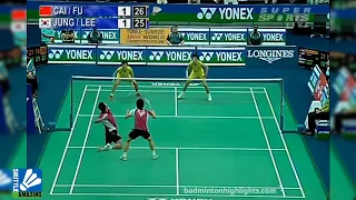 This is THE MOST THRILLING Match you Must WATCH | Cai Yun/ Fu Haifeng vs Jung Jae Sung/ Lee Yong Dae