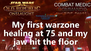 SWTOR PVP - Combat Medic Commando - Warzone #3 - MY first warzone healing at 75