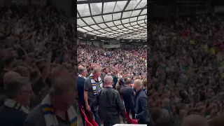 leeds fans at old trafford