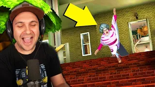 I Made Hello Neighbor's Sister FALL HARD WHILE SKATEBOARDING! | Scary Teacher 3D