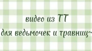 ||🧙‍♀️💜✨||видео из тик тока для ведьмочек, травниц, фей~||🌿💚✨||~||🧚‍♀️💓✨|| Часть 3/?