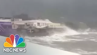 Typhoon Hato Slams Hong Kong With 95 MPH Winds | NBC News