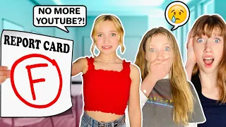 TELLING MY MOM I FAILED 7th GRADE! 😱 BANNED FROM YOUTUBE!