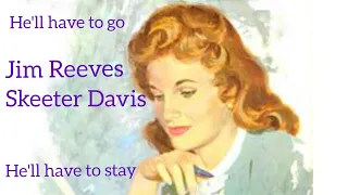 Skeeter Davis & Jim Reeves  brought together for their one & only Duet. (Digitally mixed)