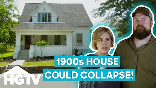Ben & Erin Tackle Structural Issues While Renovating a 1900s Home | Home Town