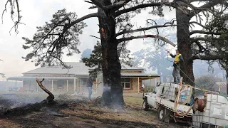 Milder weather helps crews battle a monster blaze ravaging SA