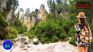 Exploring Bohemian Switzerland National Park with Tisa Rocks! Walking tour 4k. (2024)