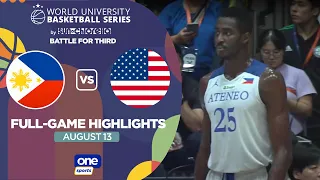 Ateneo vs. Radford Battle for Third highlights | World University Basketball Series - Aug, 13, 2023