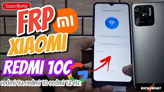 ¡ADIÓS FRP! Como Eliminar cuenta Google Xiaomi Redmi 10C BYPASS MIUI 14 13 MIUI 12 redmi 10a 9a
