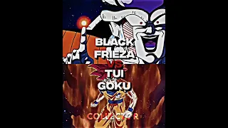 black frieza vs tui goku.🔥👑🐐.