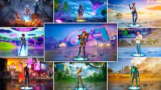 Evolution of All Fortnite Lobby Backgrounds (Chapter 1 Season 1 - Chapter 5 Season 2)