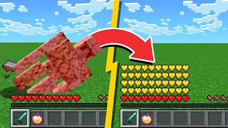 Minecraft: EU ROUBO A VIDA DE TODO MOB QUE EU MATO!