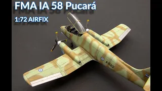 FMA IA 58 Pucará Argentinean Air Force Falklands / Malvinas war 1/72 AIRFIX Full Video Build