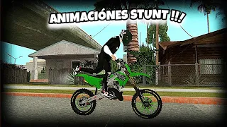 MOD ANIMACIONES STUNT para GTA SAN ANDREAS de ANDROID + [instalación]