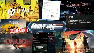 AJS News - Square Enix MASSIVE Stock Drop, Unity OVERCHARGES Devs, FF7: Rebirth 100hrs, MechWarrior