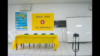 Palestra sobre Drogas com os Alunos da Escola 15 de Outubro