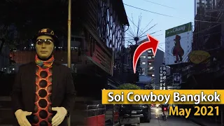 Bangkok 4K Soi cowboy night scene - Vlog 12 - May 2021