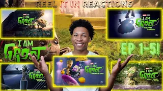 I AM GROOT Episodes 1-5 | REEL IT IN REACTION | Guardians of the Galaxy | Disney+ | Marvel Studios