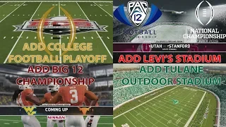 THE ULTIMATE NCAA FOOTBALL 14 MOD! (CFB PLAYOFF, UPDATED BOWL GAMES AND MORE)