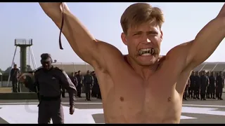 Starship Troopers: "it helps, I know" - whipping scene