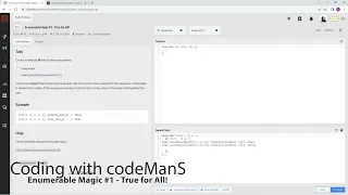 Codewars 8 kyu Enumuerable Magic #1 - True for All! JavaScript