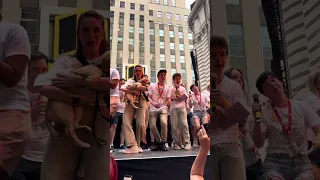 The Ballad of Sweeney DOG with Josh Groban and the cast of Sweeney Todd for Broadway Barks