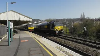 Class 47815 - 57316 | Class 67005 | Bath Spa | 23/03/2022