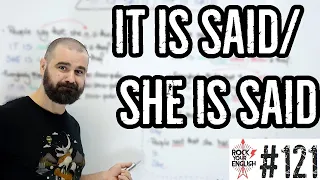 It is said / She is said (Strona bierna cz. 5) | ROCK YOUR ENGLISH #121