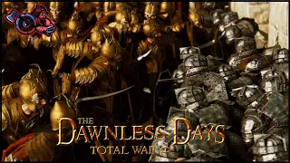 Showdown Between Elves and Dwarves!! 3v3 Total War Dawnless Days