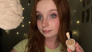 ASMR Sweet Friend Does Your Easter Makeup (Layered Sounds)🐰💛