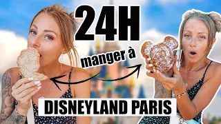 JE MANGE QUE DE LA NOURRITURE DE DISNEY PENDANT 24H !