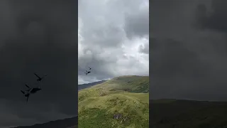 Incredible moment capturing the MV-22 Osprey on the Mach Loop