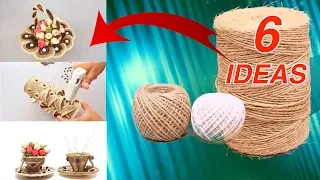 6 Handmade Ideas for DIY Jute Art and Craft | Handicraft