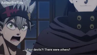 Black Clover - Nacht and Magic Knight Captains First Meeting (Nacht' s 4 demons)