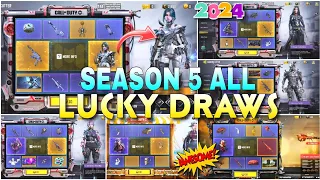 🤯Season 5 All Lucky Draws | Legendary Foxtrot & New Legendary Guns + New Epic Character | Codm S5 🔥💀