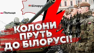 💥Почалось! Польща МАСОВО ПЕРЕКИДАЄ війська до кордону з БІЛОРУССЮ. У НАТО забили ТРИВОГУ, буде БІЙ?