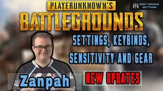 Zanpah PUBG Settings, Keybinds, Sensitivity, Gear and Setup