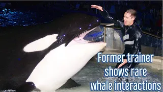 Former killer whale trainer shows rare whale interactions