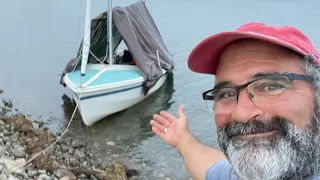 Dinghy cruising on my CL 16 down the Saint-Lawrence river from Montréal to Quebec.