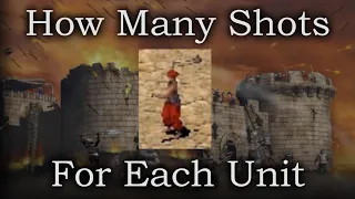 Slingers - How Many Shots for Each Unit | Stronghold Crusader