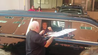 Paul McCartney Signs Hofner Newark 9/11/17