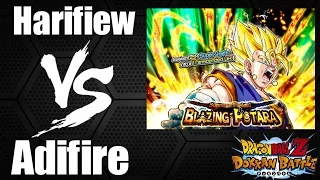 Dragon Ball Z Dokkan Battle Supreme Fusion! Blazing Potara Boss Battle #Race (Harifiew vs Adifire)