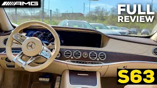 2019 MERCEDES AMG S63 Sedan V8 Full Review LUXURY Interior Exterior Infotainment