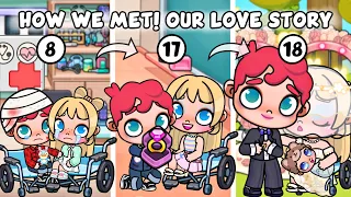 How We Meet! Our Love Story 👩🏼‍❤️‍👨🏻💘 | Love Sad Story | Avatar World | Toca Life Story