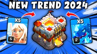 TH11 Queen Charge Electro Dragon Attack Strategy | Th11 New Attack Strategy 2024 - Clash Of Clans