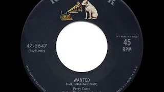 1954 HITS ARCHIVE: Wanted - Perry Como (a #1 record)