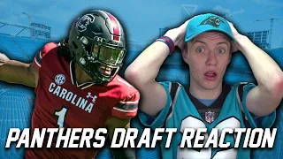 Panthers Draft Jaycee Horn FAN REACTION | Carolina Panthers NFL Draft