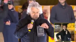 BEPPE GRILLO INCOMMENSURÀBILE CON IL M5S A PIAZZA DEL POPOLO... PARTECIPA, SCEGLI, CAMBIA!