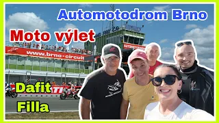 Moto výlet Automotodrom Brno Dafit Filla